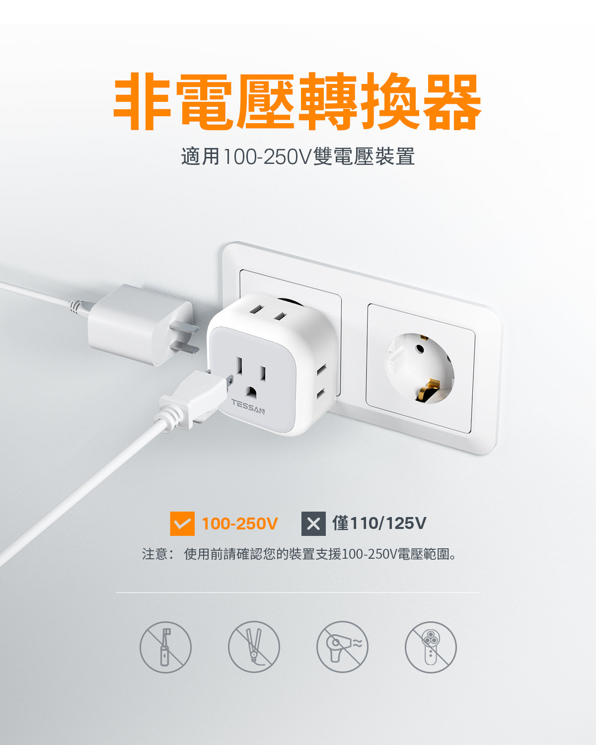 歐轉美 旅行轉接頭